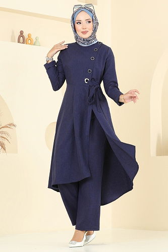 moda selvim Combined 2707SL432 Navy Blue - Thumbnail