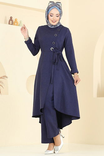 moda selvim Combined 2707SL432 Navy Blue - Thumbnail