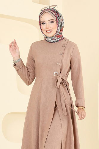 moda selvim طقم بيج 2707SL432 - Thumbnail