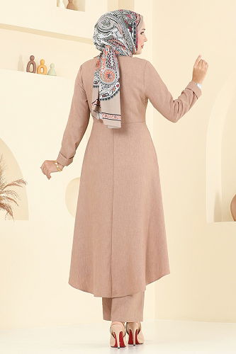 moda selvim طقم بيج 2707SL432 - Thumbnail