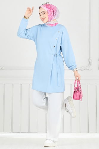 A.Y.D. - Combined 2708AYD574 Baby Blue & Ecru