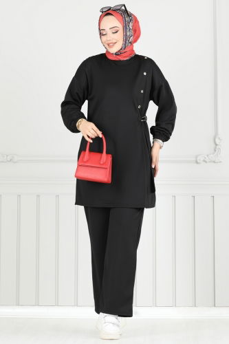moda selvim Combined 2708AYD574 Black - Thumbnail