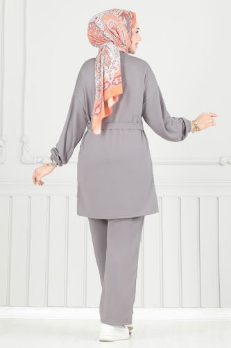 moda selvim Combined 2708AYD574 Gray - Thumbnail