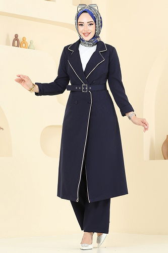 moda selvim طقم كحلي 2708SL432 - Thumbnail