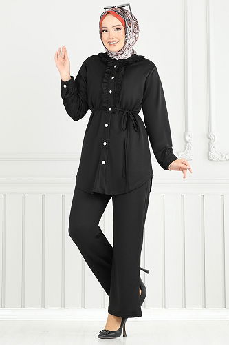 moda selvim Combined 2709AYD574 Black - Thumbnail