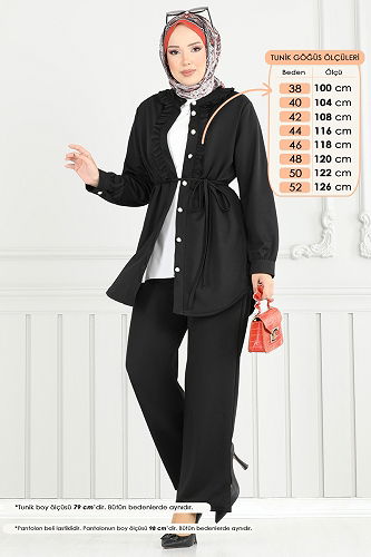 moda selvim Combined 2709AYD574 Black - Thumbnail