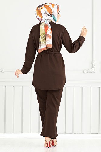 moda selvim Combined 2709AYD969-M Brown - Thumbnail