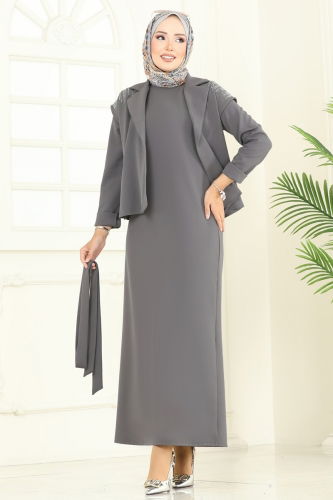 S.L. - طقم رمادي غامق 2709SL432