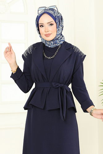 moda selvim Combined 2709SL432 Navy Blue - Thumbnail