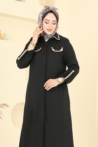 moda selvim طقم أسود 2710SL432 - Thumbnail