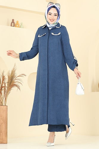 moda selvim طقم كحلي 2710SL432 - Thumbnail