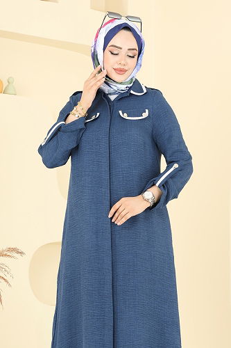 moda selvim طقم كحلي 2710SL432 - Thumbnail