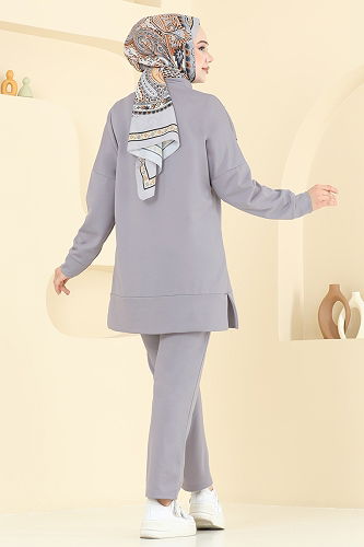 moda selvim Combined 2711AYD574 Gray - Thumbnail