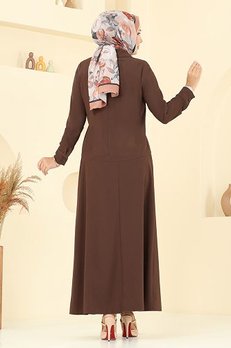 moda selvim طقم بني 2712SL432 - Thumbnail