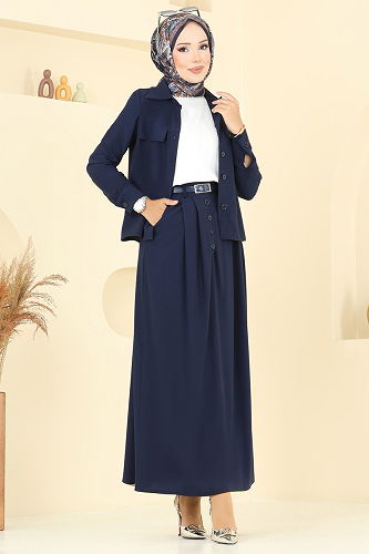 moda selvim Combined 2712SL432 Navy Blue - Thumbnail