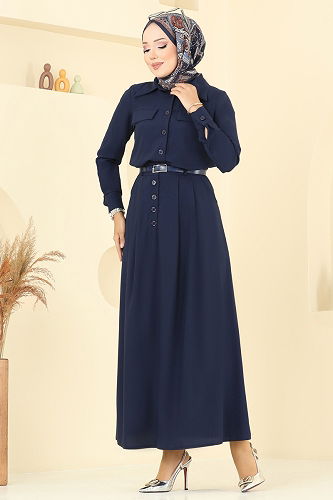 moda selvim Combined 2712SL432 Navy Blue - Thumbnail