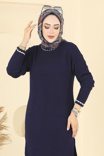 moda selvim Combined 2713AYD574 Navy Blue - Thumbnail