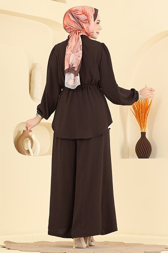 moda selvim Combined 2716MP806 Dark Brown - Thumbnail