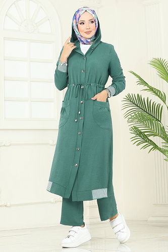 moda selvim Combined 2716SL432 Dark Mint - Thumbnail