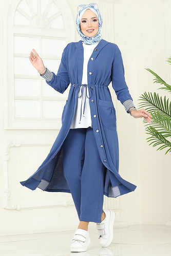 moda selvim Combined 2716SL432 Indigo - Thumbnail