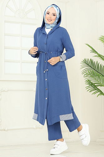 moda selvim Combined 2716SL432 Indigo - Thumbnail