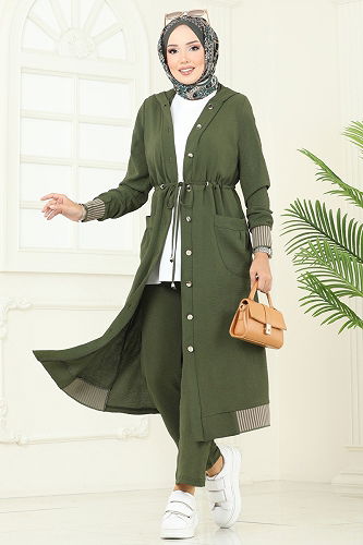 moda selvim Combined 2716SL432 Khaki - Thumbnail