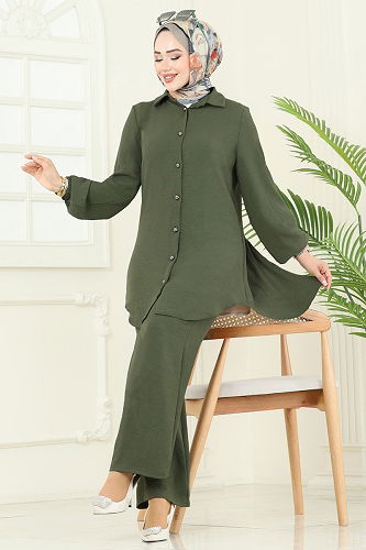 moda selvim Combined 2717SL432 Khaki - Thumbnail