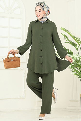 moda selvim Combined 2717SL432 Khaki - Thumbnail