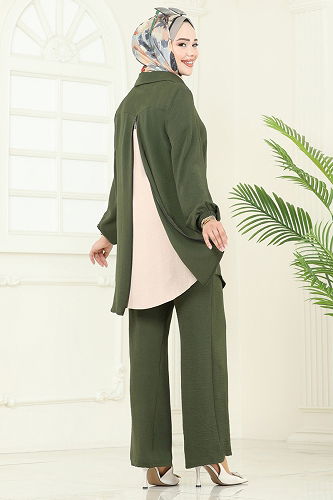 moda selvim Combined 2717SL432 Khaki - Thumbnail