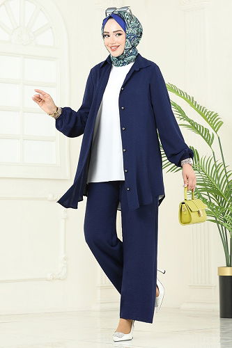 moda selvim Combined 2717SL432 Navy Blue - Thumbnail