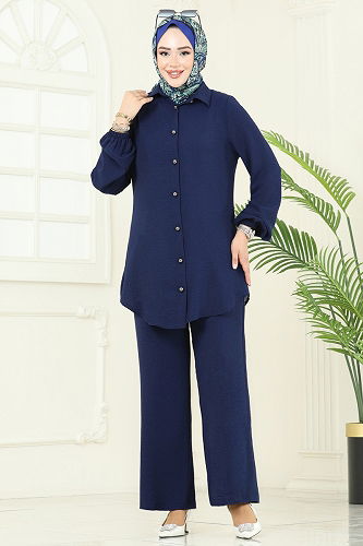 moda selvim Combined 2717SL432 Navy Blue - Thumbnail