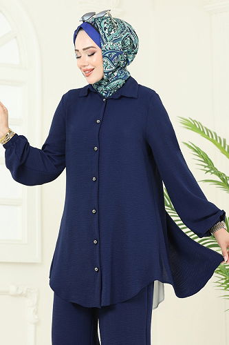 moda selvim Combined 2717SL432 Navy Blue - Thumbnail