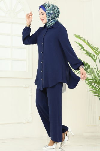 S.L. - Combined 2717SL432 Navy Blue