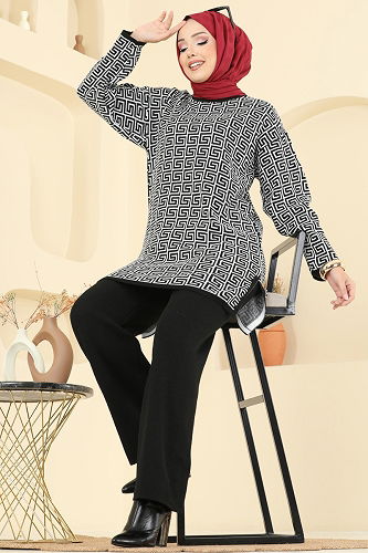 moda selvim Combined 2718AYD574 Black - Thumbnail