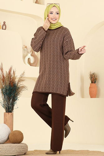 moda selvim Combined 2718AYD574 Brown - Thumbnail