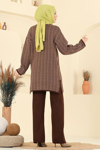 moda selvim Combined 2718AYD574 Brown - Thumbnail