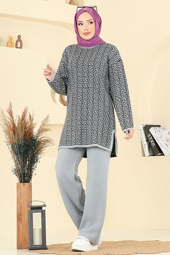 moda selvim Combined 2718AYD574 Gray - Thumbnail