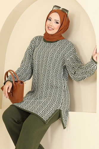 moda selvim Combined 2718AYD574 Khaki - Thumbnail