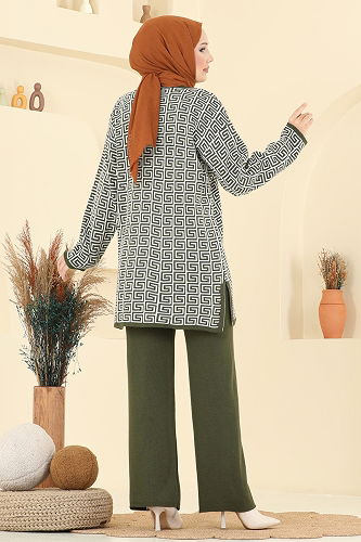 moda selvim Combined 2718AYD574 Khaki - Thumbnail