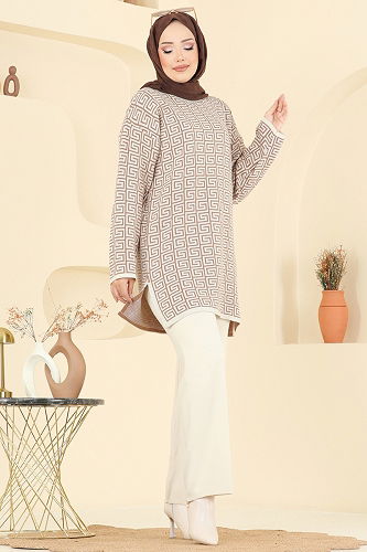 moda selvim Combined 2718AYD574 Stone - Thumbnail