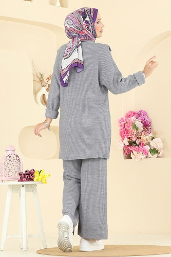 moda selvim Combined 2719AYD574 Gray - Thumbnail