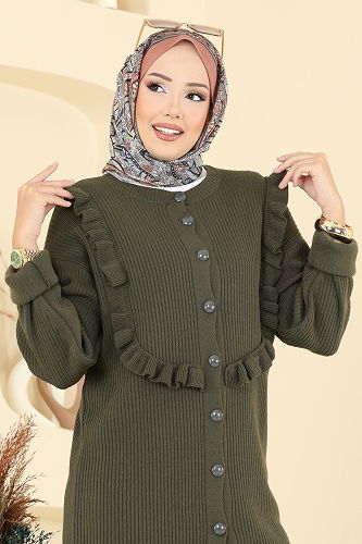 moda selvim Combined 2719AYD574 Khaki - Thumbnail