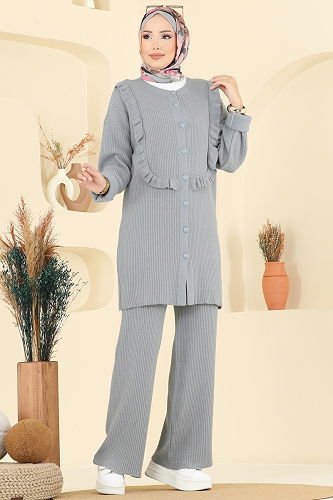 moda selvim Combined 2719AYD574 Light Gray - Thumbnail