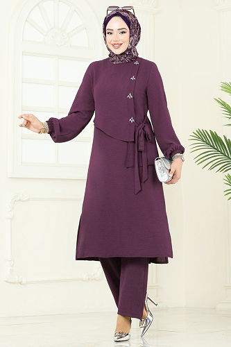 moda selvim Combined 2719SL432 Damson - Thumbnail