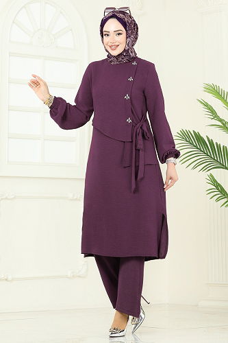 moda selvim Combined 2719SL432 Damson - Thumbnail