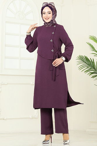 moda selvim Combined 2719SL432 Damson - Thumbnail