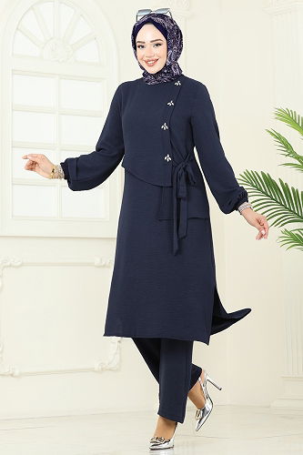 moda selvim Combined 2719SL432 Dark Navy Blue - Thumbnail