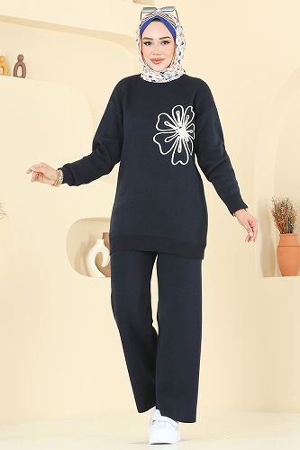 moda selvim Combined 2720AYD574 Navy Blue - Thumbnail