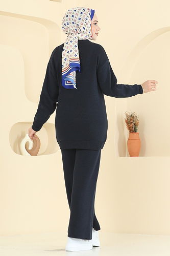 moda selvim Combined 2720AYD574 Navy Blue - Thumbnail