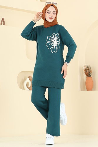 moda selvim طقم بترولي 2720AYD574 - Thumbnail